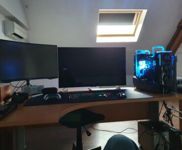 My "new" setup | Cables management in progress