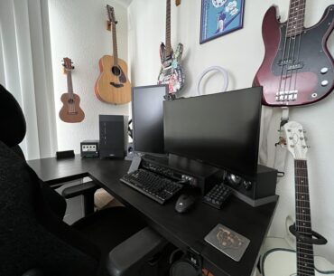 Setup makeover. Blackout theme.