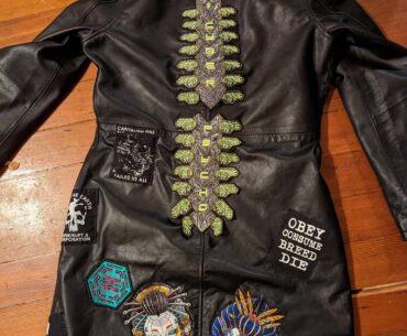 A WIP cyberpunk battle jacket