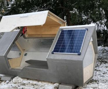 Homeless pod in Germany