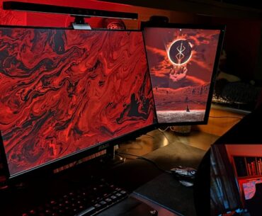 Our first His and Hers Setup!