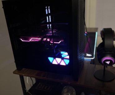 Moved out and built my first official battle station