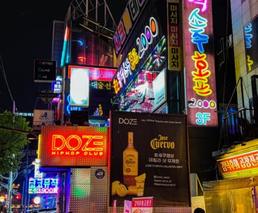 Hongdae on a Saturday Night, Seoul