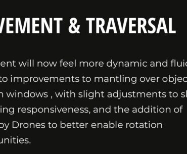 MOVEMENT changes coming tomorrow