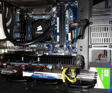My "new" Gaming PC (using spare parts from my family and friends)