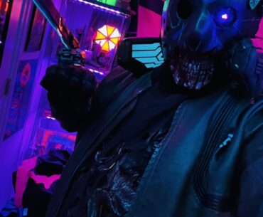 (OC) Ver. 3.0 of my Cyberpunk Jason Voorhees Cosplay.
