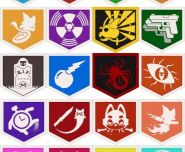 Super Animal Royale styled perk icons