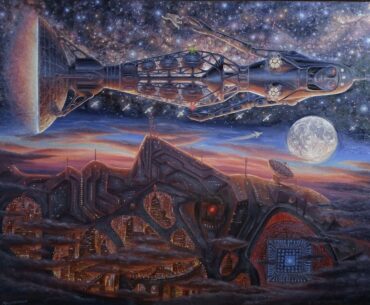 Space values. Oil by me
