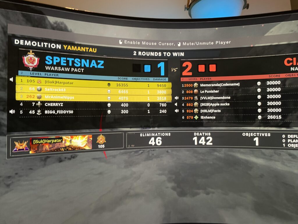 First time on in 2 weeks