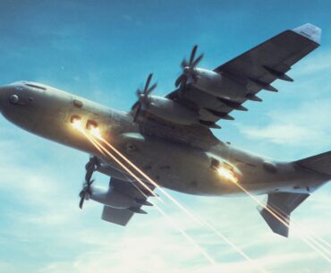 Anyone else notice how the gunship isn't an AC-130? I can't find any plane that looks similar.