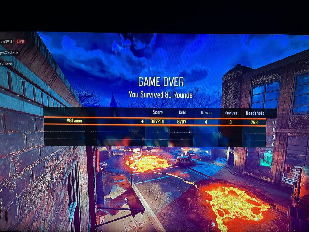 My high round on stream and I only got to 7th place….