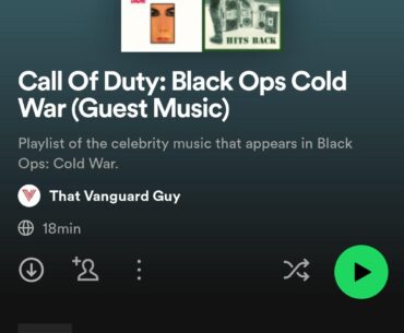 Creating a playlist of celebrity music in featured in cold war (in the campaign, battle passes, etc.) Can anyone tell me what songs were in the game?