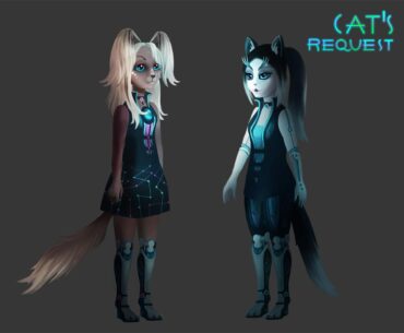 Characters for my adventure game. Anthropomorphic android animals. What do you think about it?