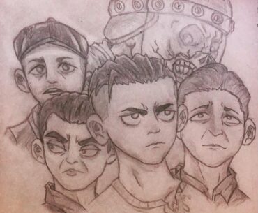 Mob of the dead fan art of the DeLuca crime family and Brutus