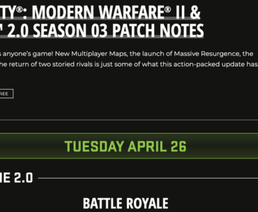When the patch notes need patch notes