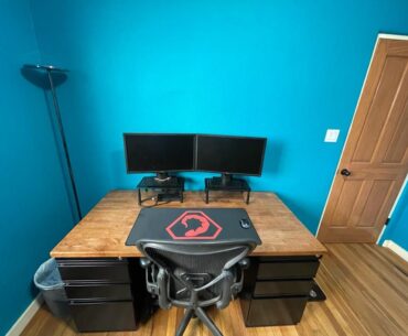 Minimalist Genesis: Skills learned, peace acquired, wife received the butcher block tops she wanted. Still a work in progress.