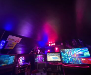 Cyberpunk Inspired Gameroom