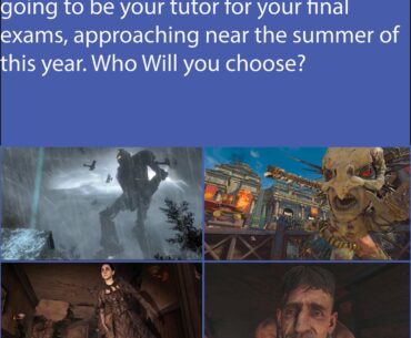 Exams are getting closer and closer! Someone has to help you prepare for them, but the only tutors available are these CODZombies characters.