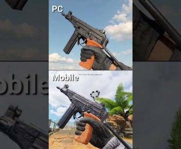 OTs 9 Smg comparison (Black Ops Cold War vs. Cod mobile)