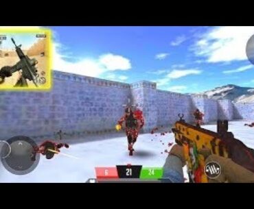 FPS Commando Strike Games #2 (MULTIPLAYER!) | Android Gameplay(Squard )@ZA Games 1