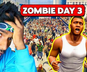 I Survived 100 DAYS in ZOMBIE ATTACK in GTA 5 - (DAY 3) Sharp Tamil Gaming - GTA 5 Mods