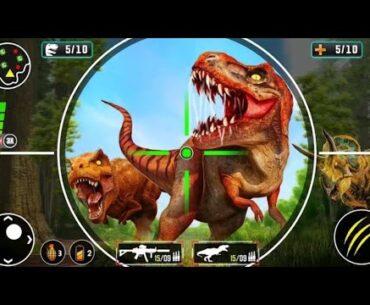 Dinosaur hunting FPS shooting survival games - Dinosaurs hunting in jurrasic hunter #3