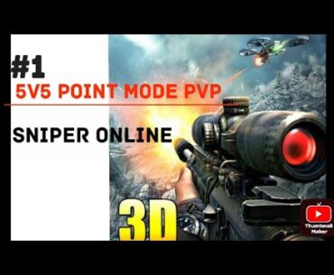 #1 5v5 Point Mode PvP Match, Sniper Online 3D Ranked FPS Game