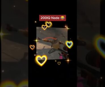 200 IQ Nade #csgo #shorts #youtubeshorts