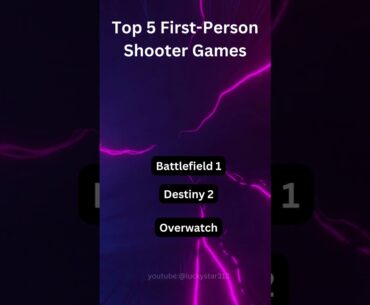 Unleashing Firepower: Top 5 First-Person Shooter Games