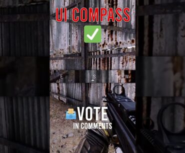 Vote On Your Favorite First Person Shooter Video Game Features! UI Compass