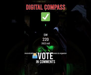 Vote On Your Favorite First Person Shooter Video Game Features! Compass Type