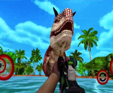 Dinosaur Bloody Island - Fps Games - Android Gameplay #2