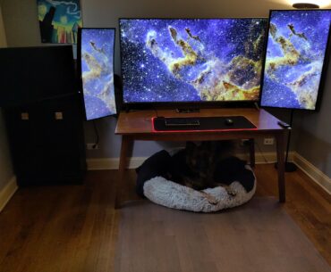 Our cozy space :) [65"+43"+35"+32"]