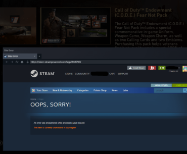 cant buy the C.O.D.E pack in canada? why?