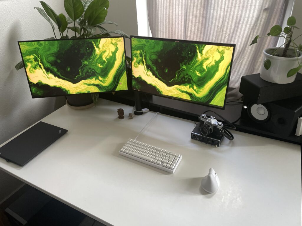 Probably the cleanest my desk has been in months