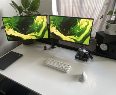 Probably the cleanest my desk has been in months