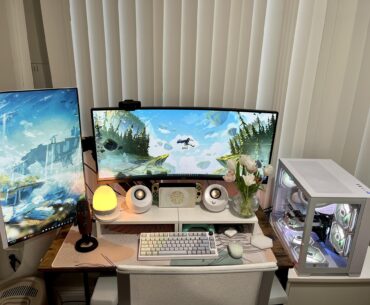 My first PC build and small cozy space