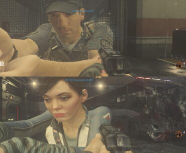 Split screen moment