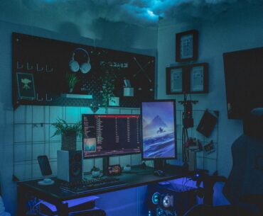 new setup looking fresh 🌩️🎮🖥️👏🏼