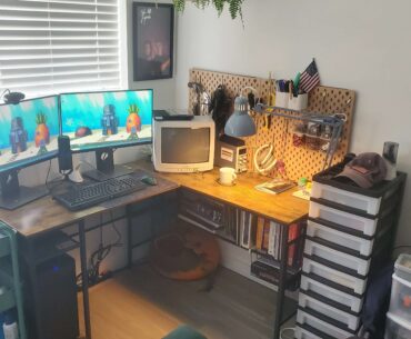 Not as pretty as the rest of yours but it's pretty cozy to me and works well