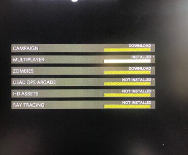 This is how I install the game as of recently whenever I come back to BOCW..