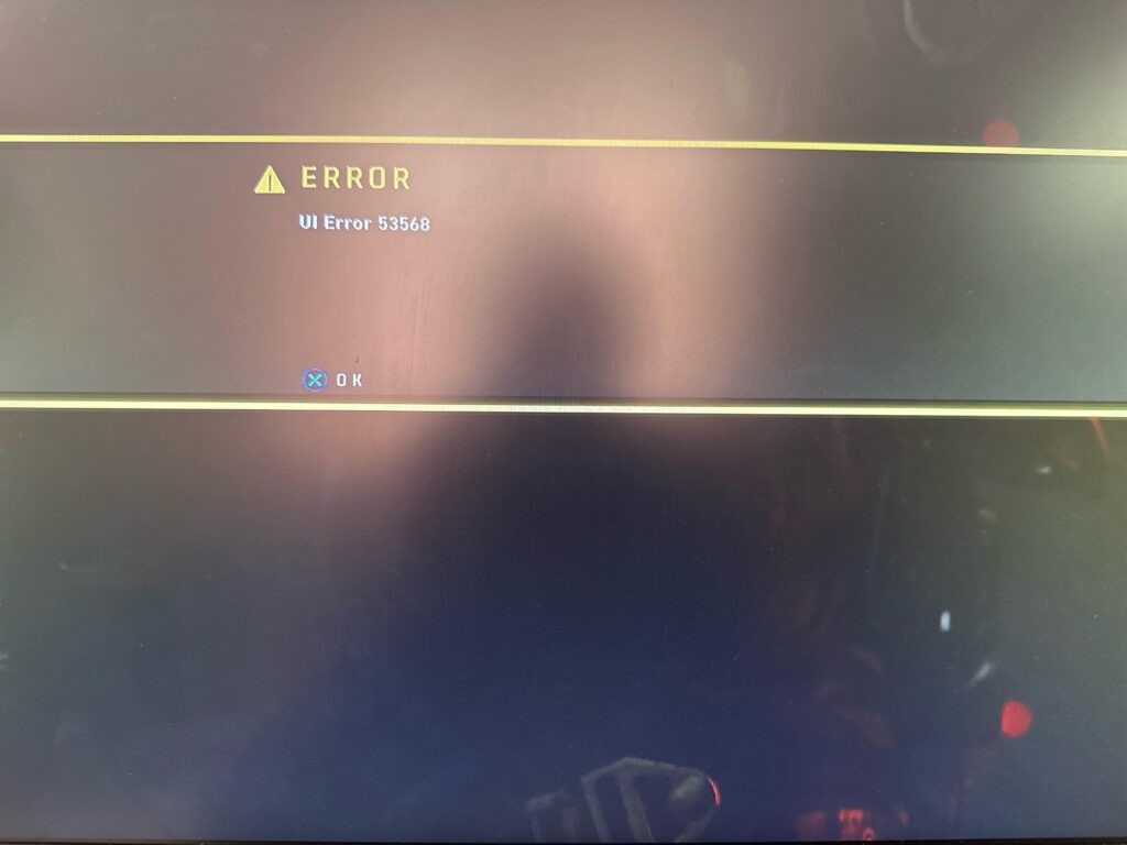 Getting UI error