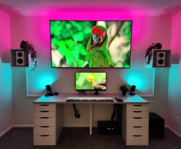 Surprising my GF with this office/living room setup before she moves in.