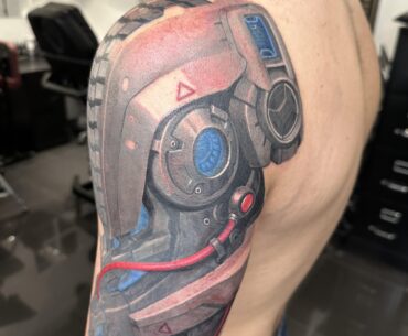 Cyberpunk Inspired Sleeve Tattoo
