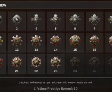 Inaccessible Prestige Emblems