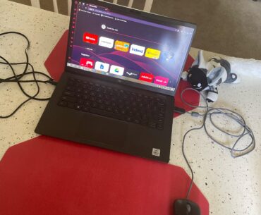 It’s just a laptop and mouse from 2001