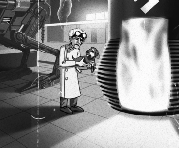 Original Maxis face, cut film slide from Kino