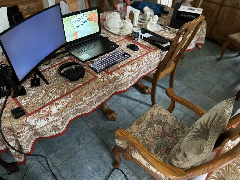 Battlestation while I house sit