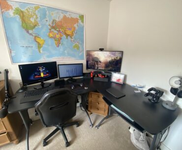 It’s a casual gaming and productivity setup, i have about £150 to spend on it and I need ideas how to make it feel and look cooler (there is RGB round the back of the desk but you obviously can’t see it because it’s day time)