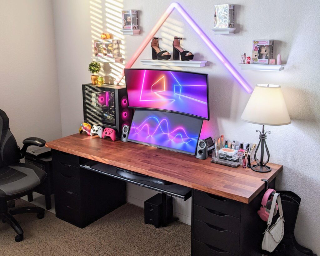 Feminine Battlestation Aesthetic
